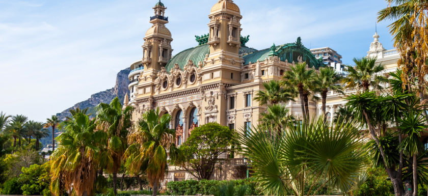Famous Casino of Monaco and park